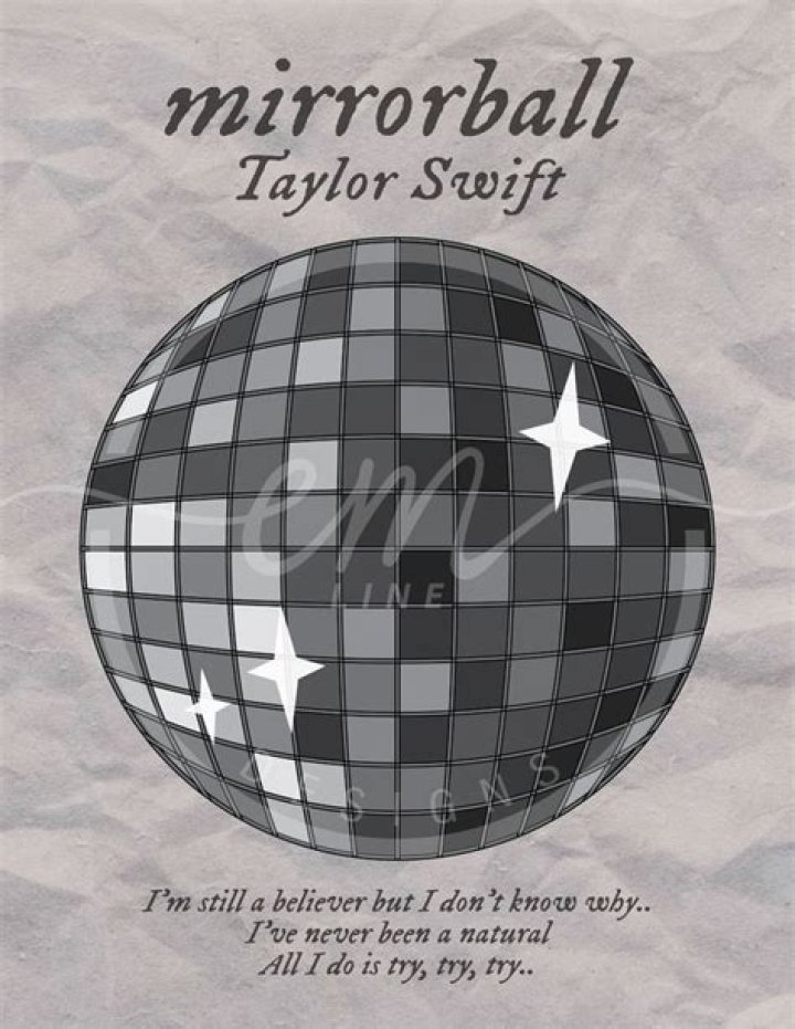 All i see a disco ball lyrics