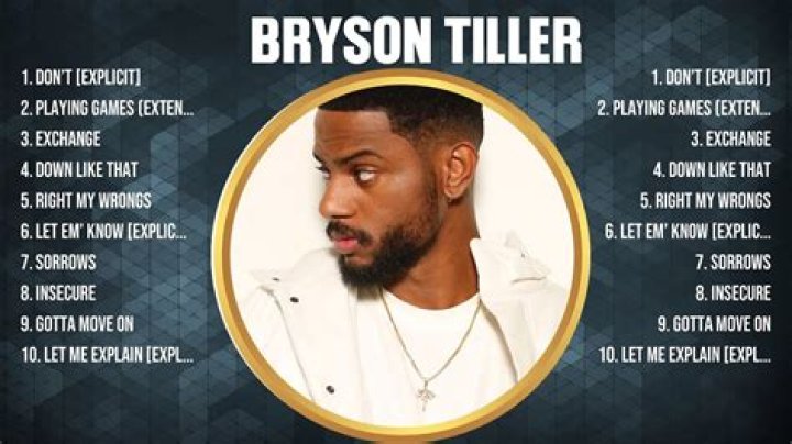 Bryson tiller songs that use a metaphor lyrics