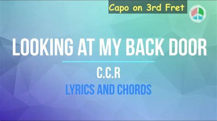 Coming in the front door, leaving in the back door lyrics