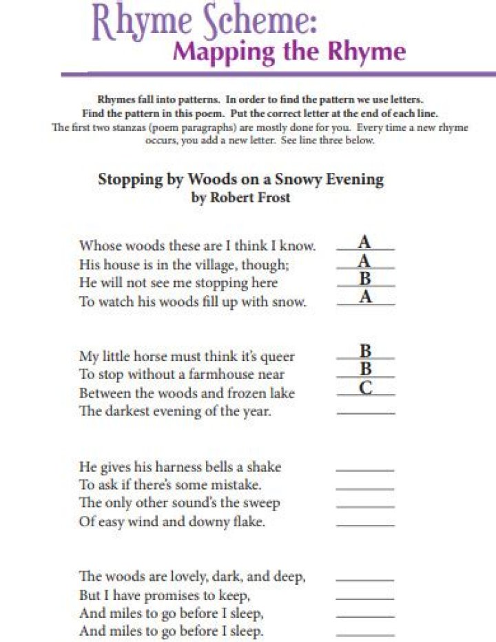 Country songs with rhyme scheme lyrics