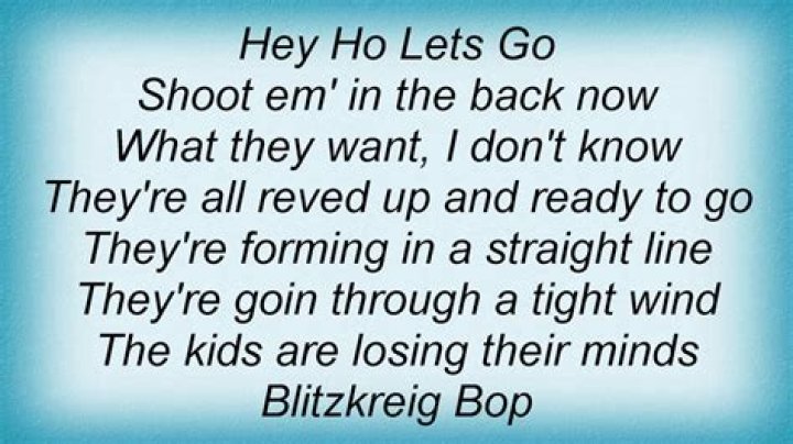 Hey oh, lets go lets go lyrics