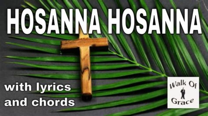 Hosanna sing hosanna the word superbook lyrics