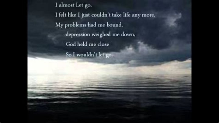 I almost let go lyrics