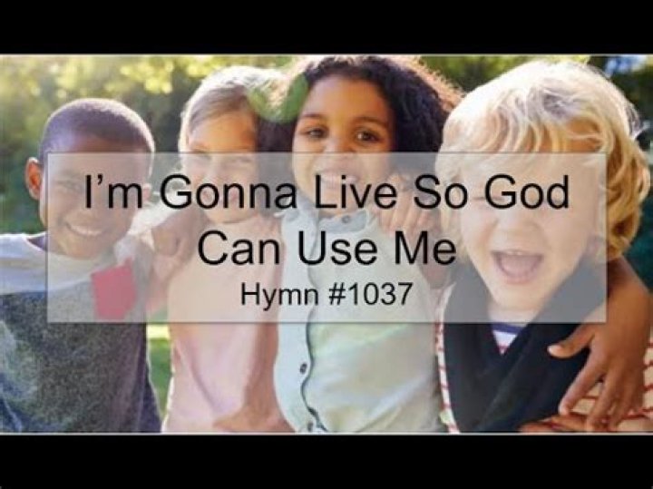 I want to live so god can use me any time and anywhere ... lyrics