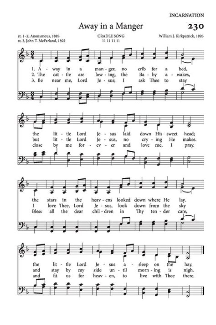 It all started in the manger song lyrics