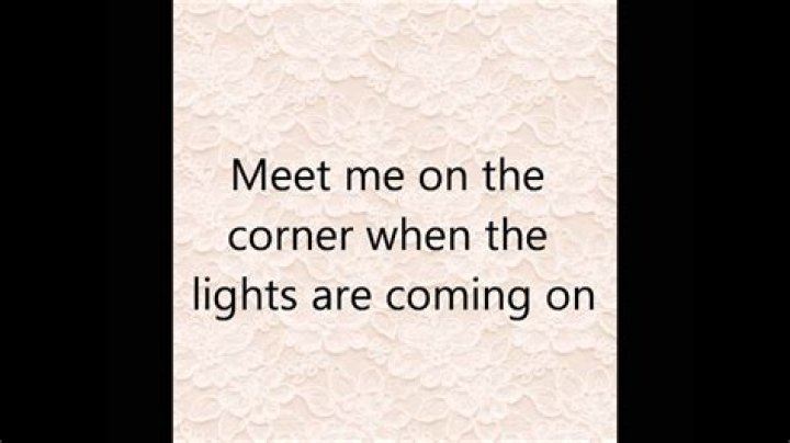 Meet me at the corner lyrics