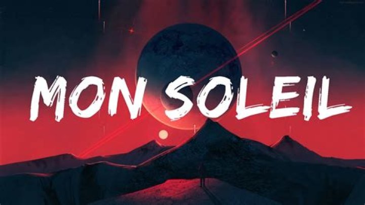Mon soleil lyrics