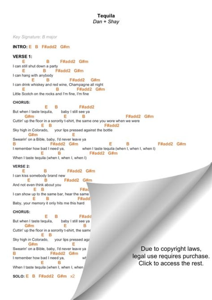 Mouth still taste like tequila lyrics