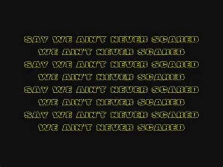 Never been scared lyrics