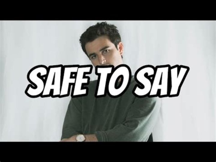 Safe to say lyrics