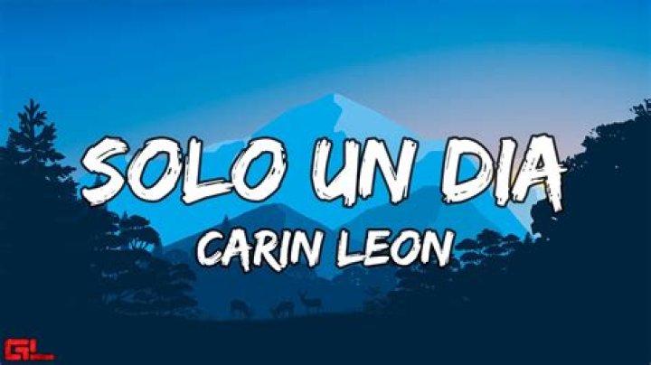 Solo un dia carin leon lyrics