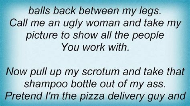 Spit on your hand and stroke lyrics