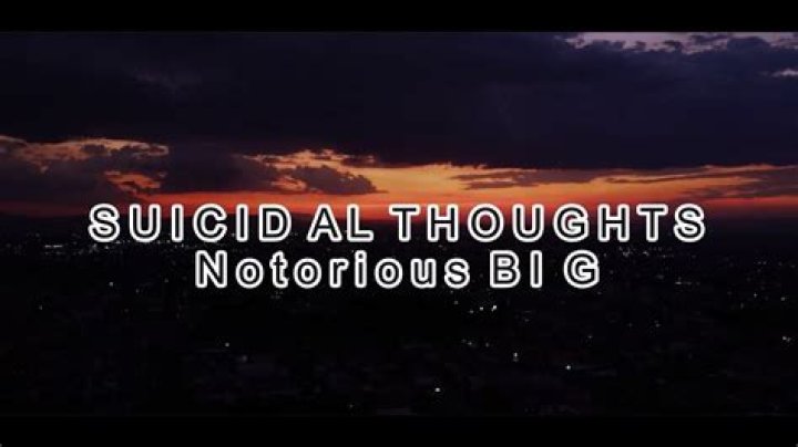 Suicidal thoughts biggie smalls lyrics