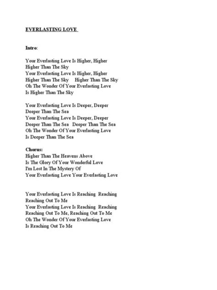 Surrounded by your love your everlasting love lyrics