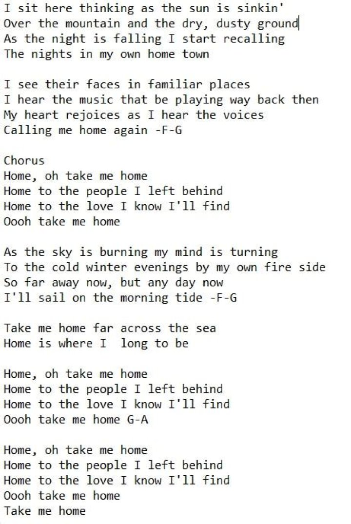 Take me down into that paradise lyrics