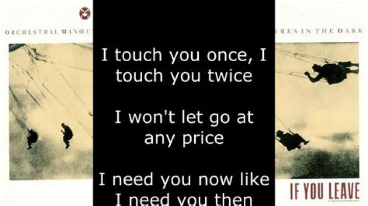 Tell me once, touch me twice omd lyrics