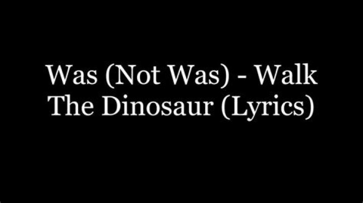 Walk the dinosaur lyrics