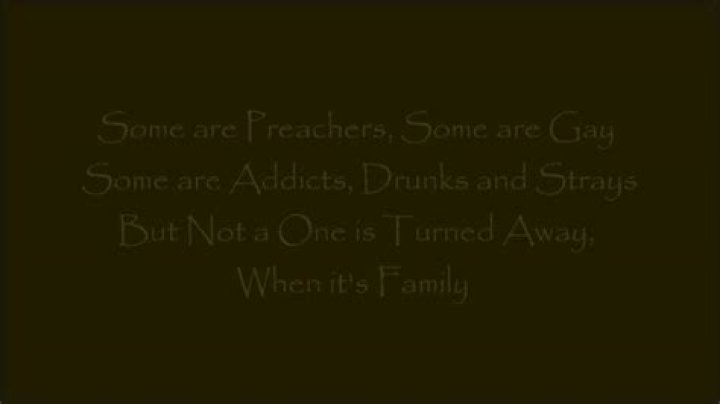 When its family by dolly parton lyrics