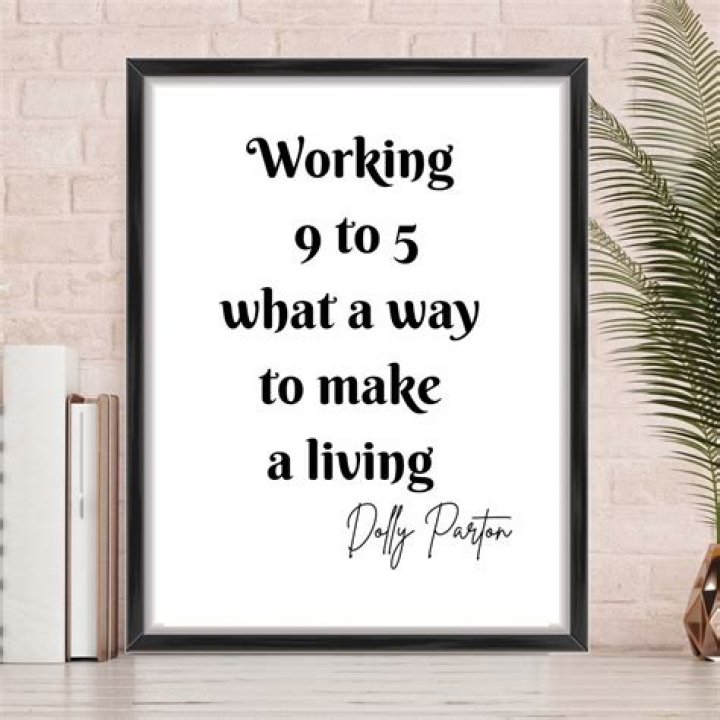 Working hard from 9 to 5 lyrics