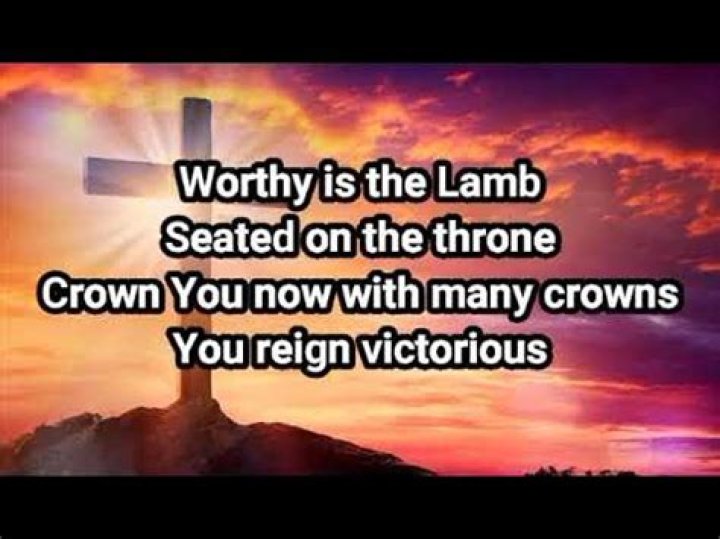 Worthy is the lamb that was seated on the throne lyrics lyrics