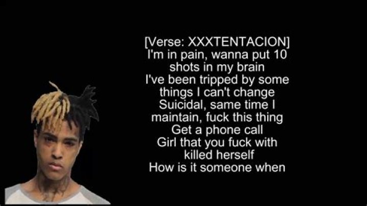 Xxxtentacin jocelyn flores lyrics